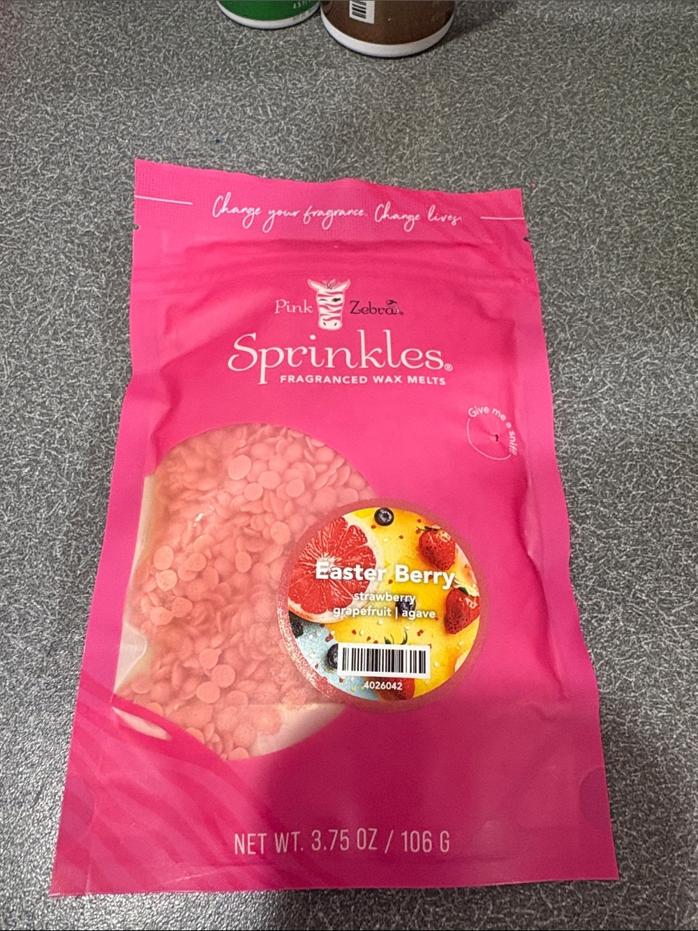 Pink Zebra Sprinkles Wax Melts - Easter Berry
